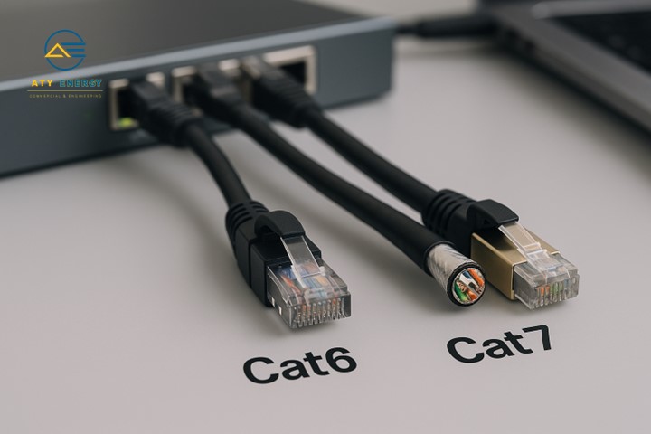 کابل شبکه Cat6 یا Cat7