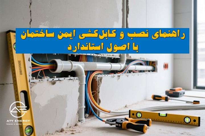 راهنمای نصب و کابل‌کشی ایمن ساختمان با اصول استاندارد